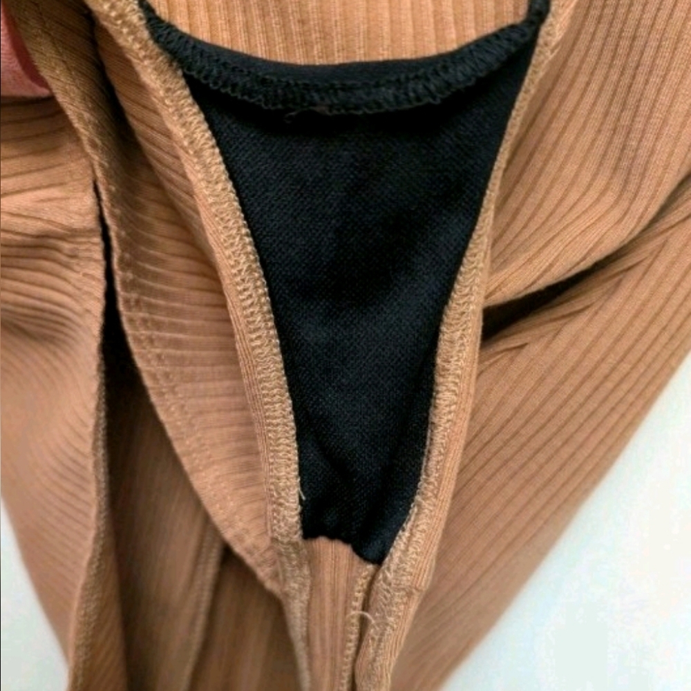 REFORMATION Rita Ribbed Stretch-Tencel Lyocell Bodysuit Size Small - Picture 8 of 8